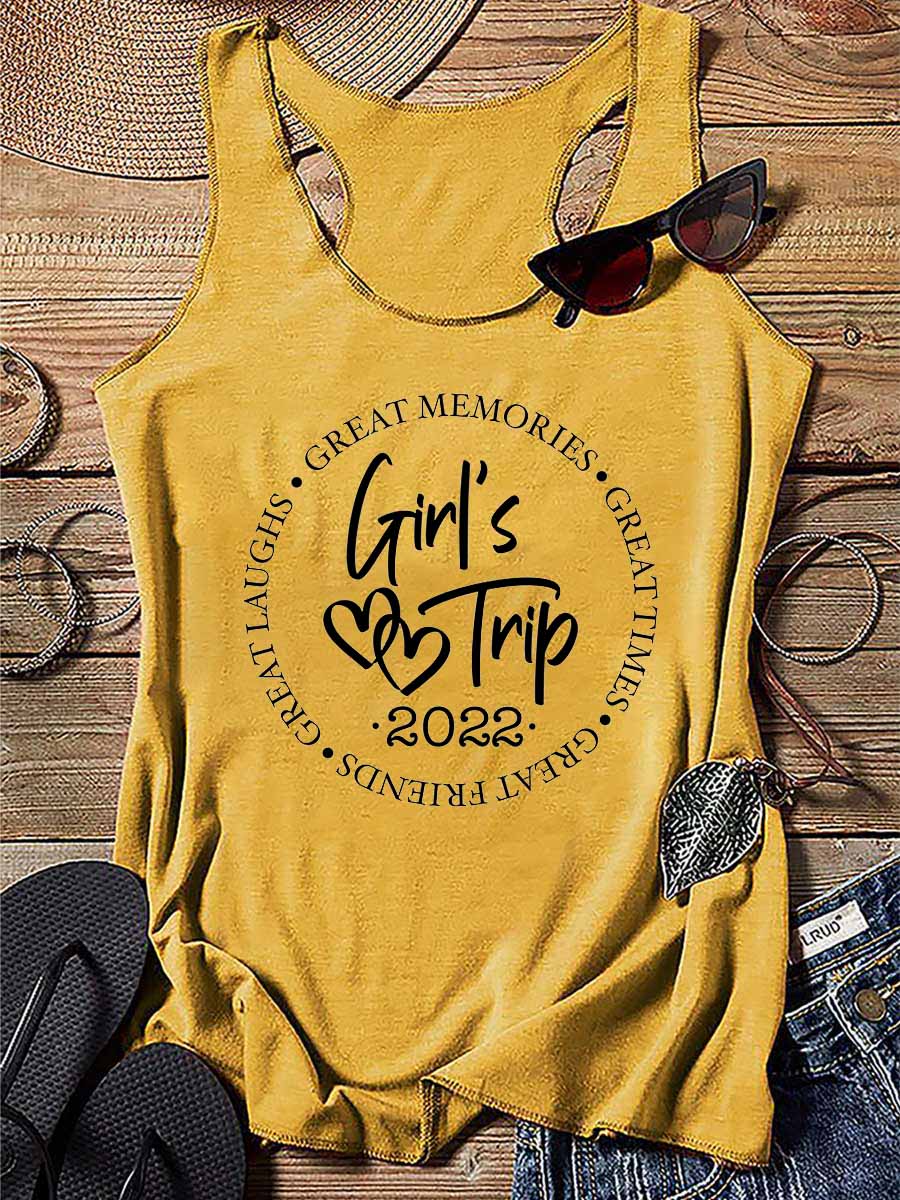 Women's Girls Trip 2022 Great Memories Tank Top