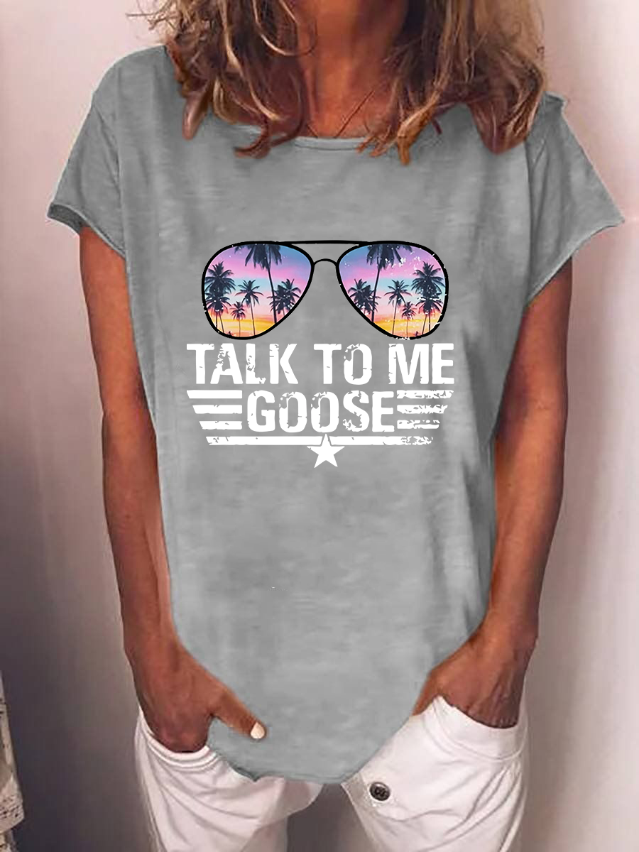 Women's  Talk To Me Goose T-shirt