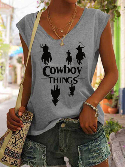 Women's Cowboy Things Tank Top