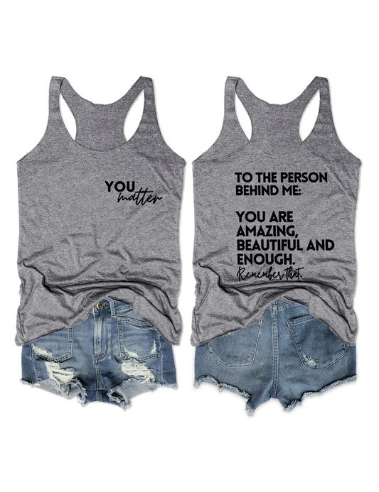Women's You Are Amazing Beautiful And Enough Tank Top