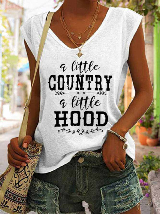 Women's A Little Country A Little Hood Tank Top