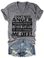 Women's I Don't Need Anger Management V-Neck T-Shirt