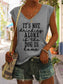Women's It's Not Drinking Alone If The Dog Is Home Tank Top