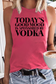 Women's Today's Good Mood Is Sponsored By Vodka Tank Top