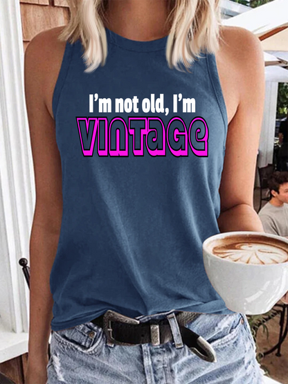 Women's I'm Not Old I'm Vintage Tank Top