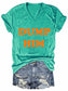 Women's Dump Him Halloween V-Neck T-Shirt