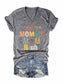 Women's Mama Mommy Mom Bruh V-Neck T-Shirt