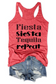 Women's Fiesta Siesta Tequila Repeat Tank Top