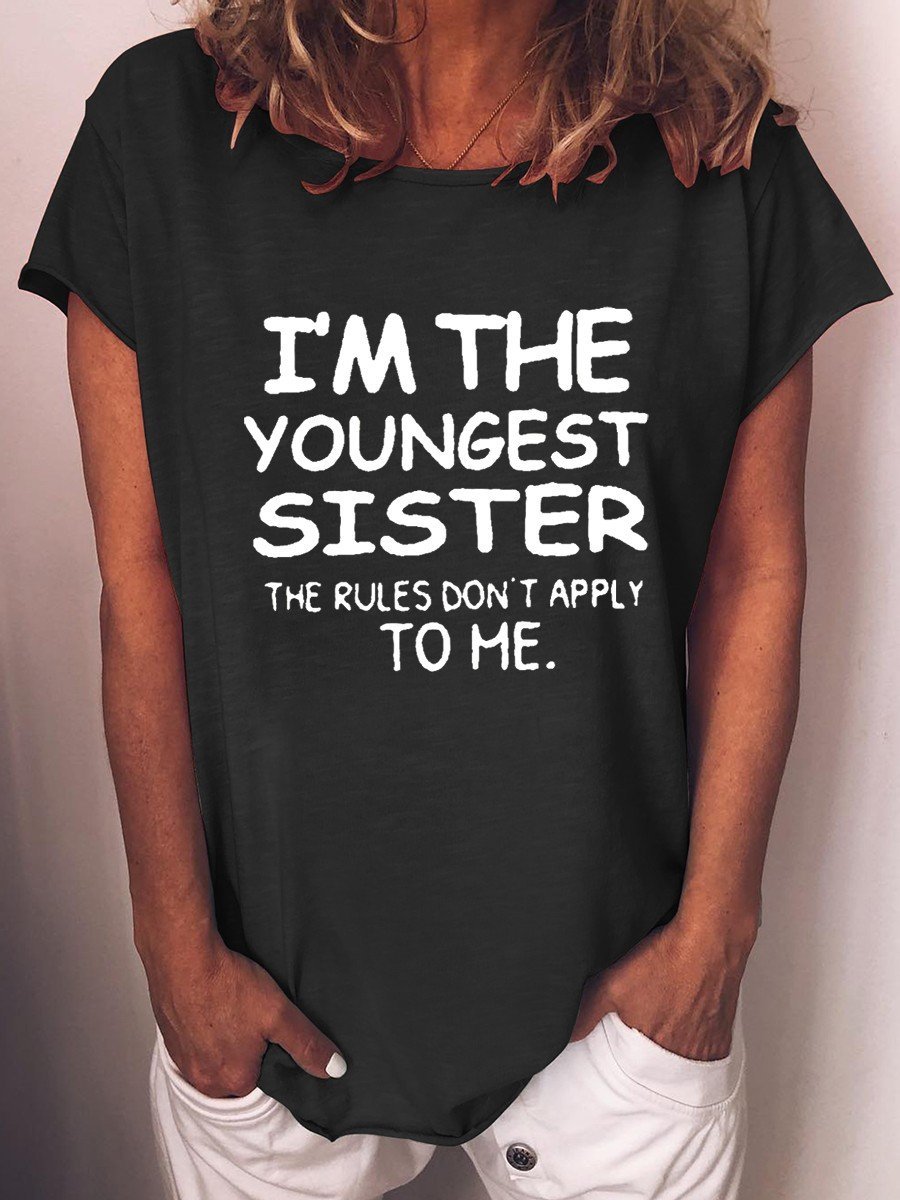 Women's I'm The Youngest Sister T-shirt