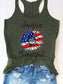 American The Beauty 4th of July Tank Top