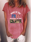 Women's Home Of The Freedom Because Of The Brave T-shirt