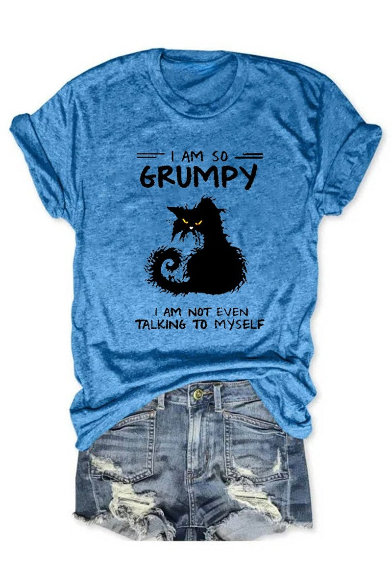 Women's I Am So Grumpy I Am Not Even Talking To Myself  T-Shirt