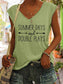 Women's Baseball Summer Days And Double Plays Tank Top