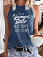 Women's I'm The Youngest Sister Rules Don't Apply To Mes Tank Top