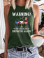 Women's Warning The Girls Are Drinking Again Tank Top