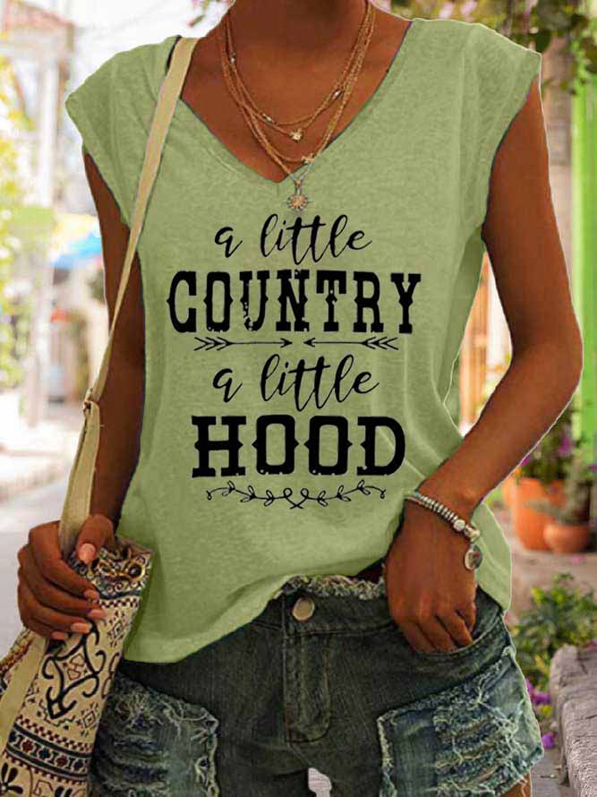 Women's A Little Country A Little Hood Tank Top