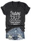 Women's Sisters Trip Therapy 2022 V-Neck T-Shirt